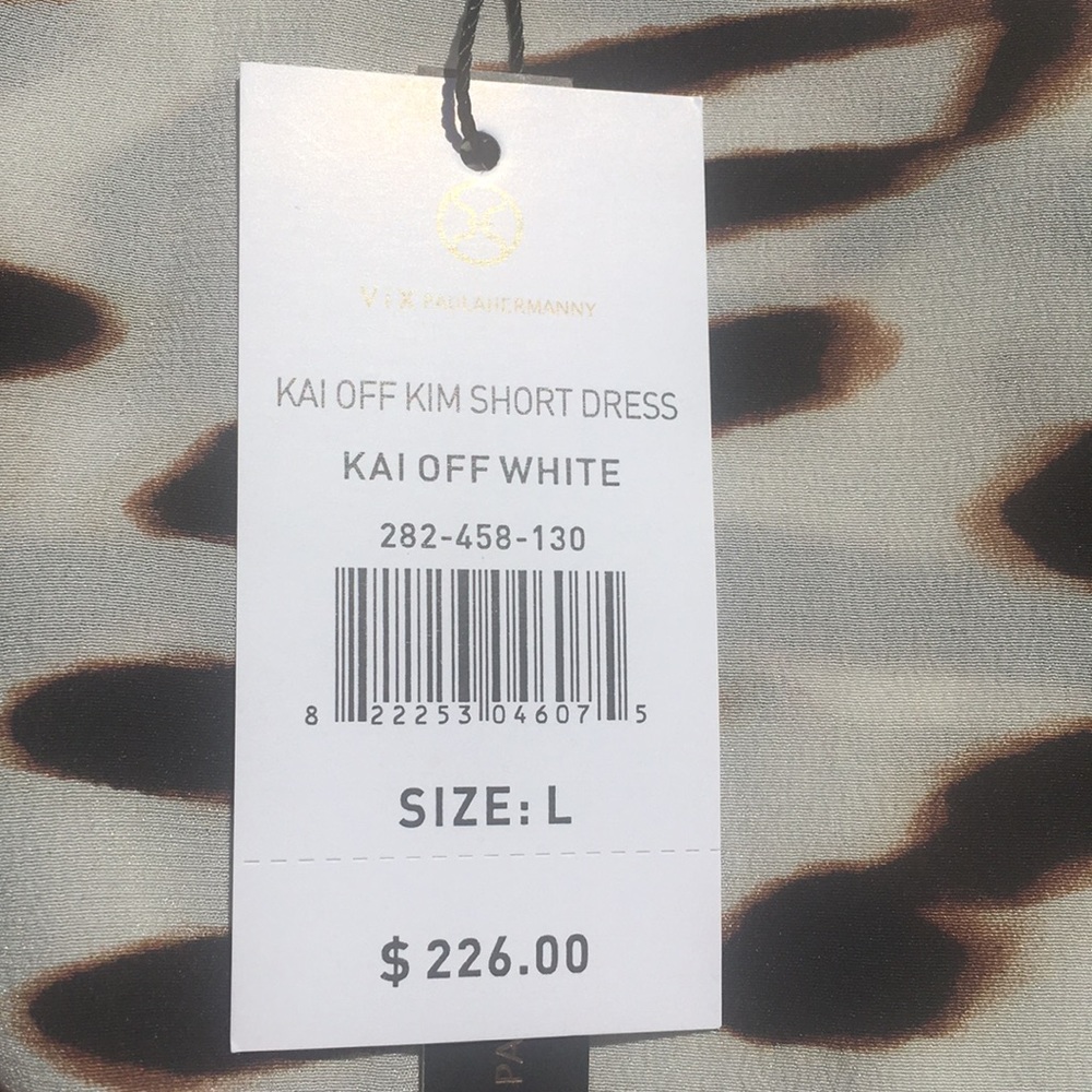 ViX Paula Hermanny Animal Print ResortWear Dress - Picture 2 of 4